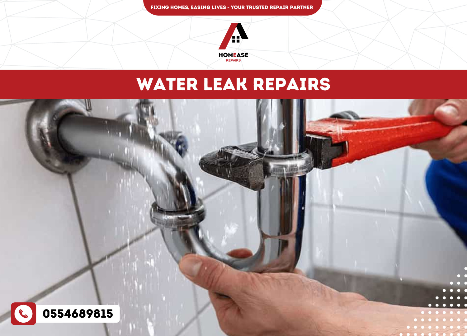 water leak repairs