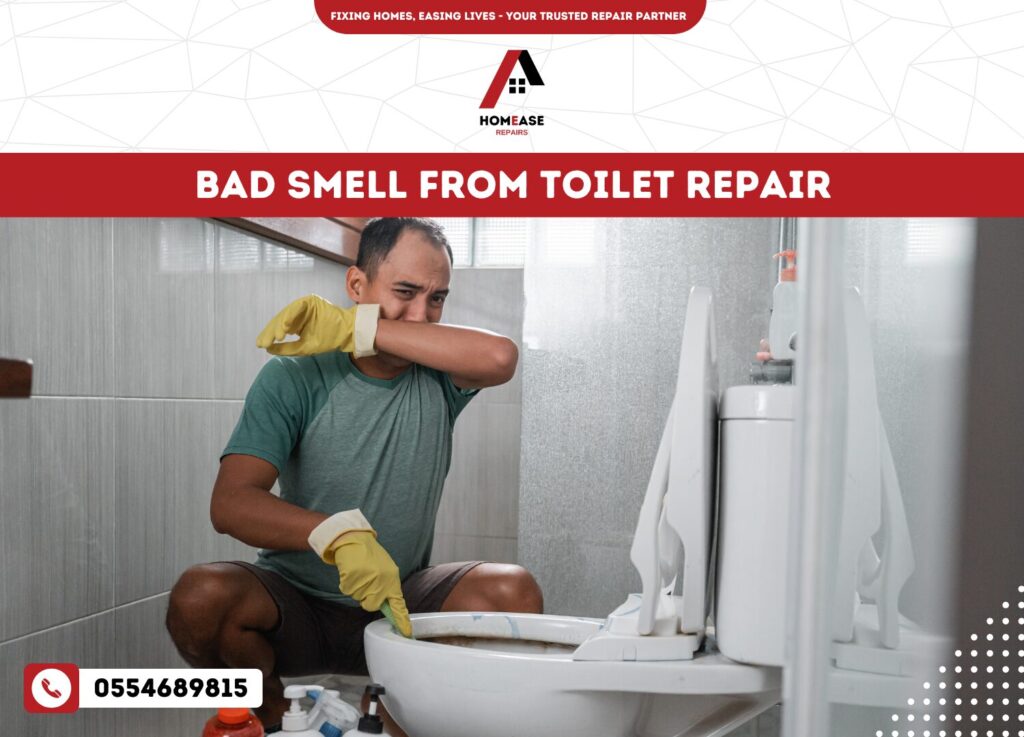 Bad Smell from Toilet Repair