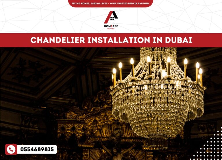 Chandelier Installation in Dubai