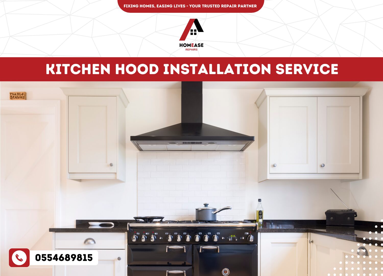 Kitchen hood Installation Service