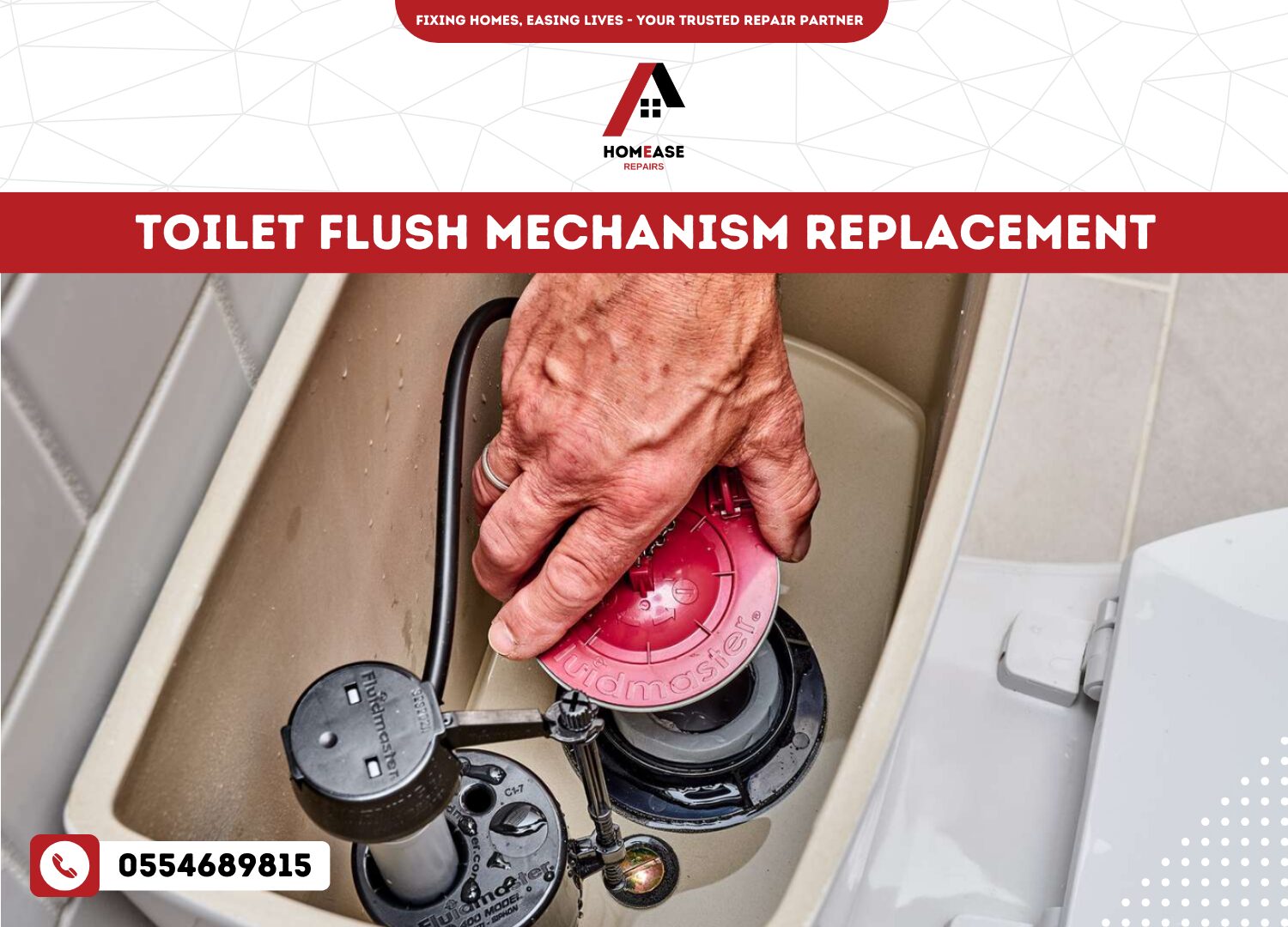 Toilet Flush Mechanism Replacement