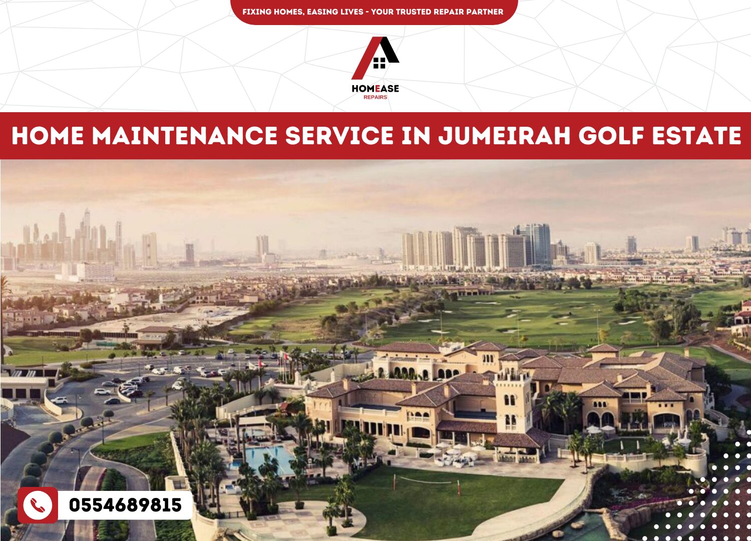 Home Maintenance Service in Jumeirah Golf Estate