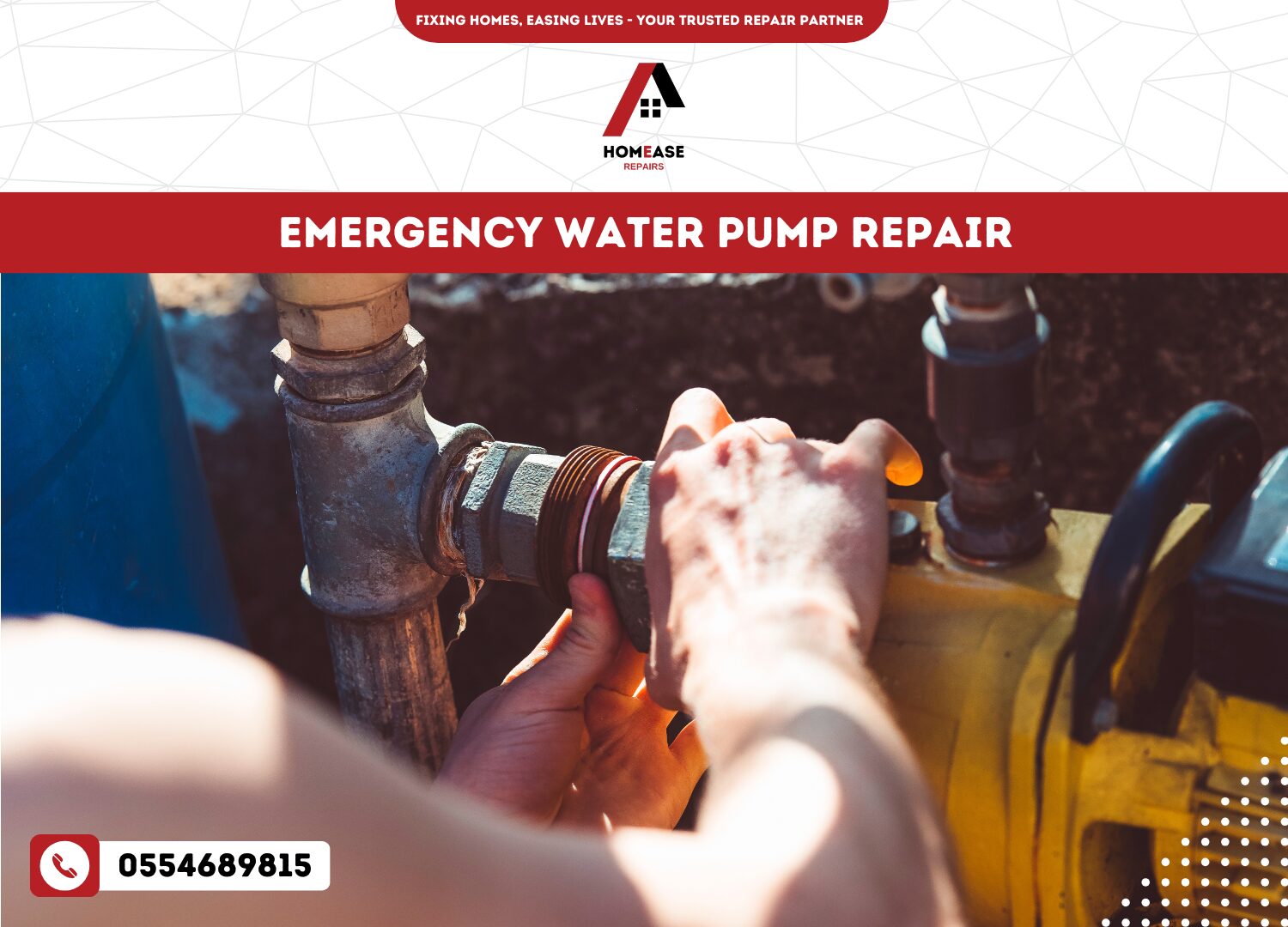 Emergency Water Pump Repair