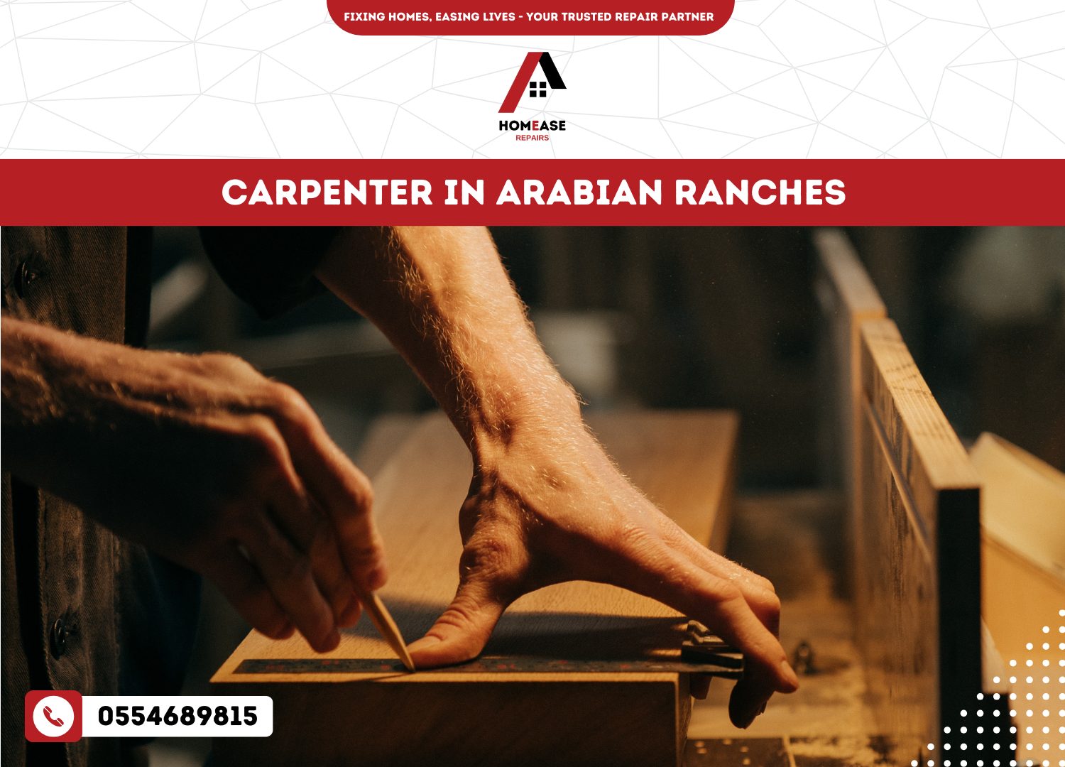 Carpenter in Arabian Ranches