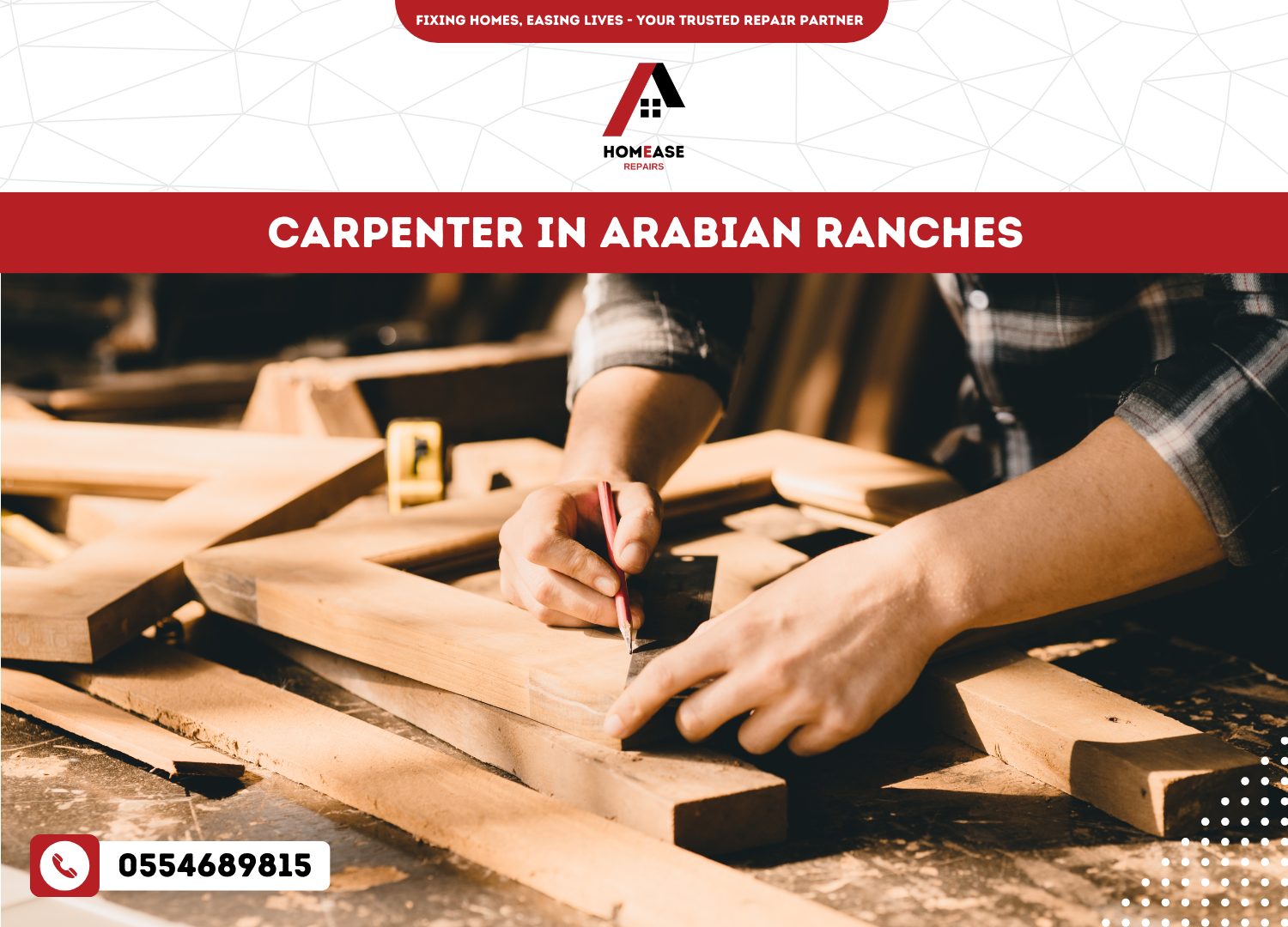 Carpenter in Arabian Ranches