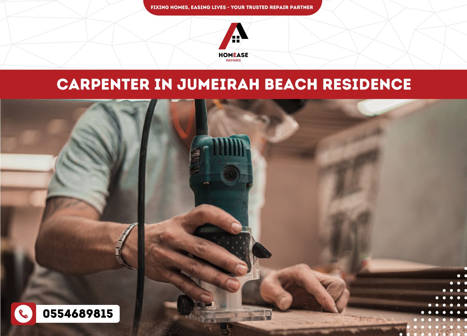 Carpenter in Jumeirah Beach Residence