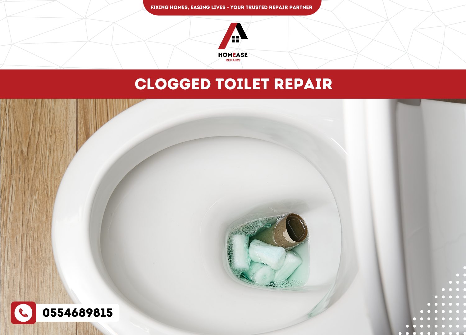 Clogged Toilet Repair
