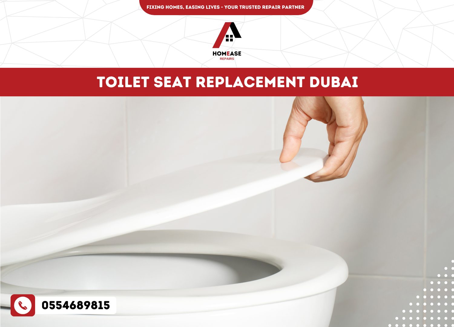 Toilet Seat Replacement Dubai