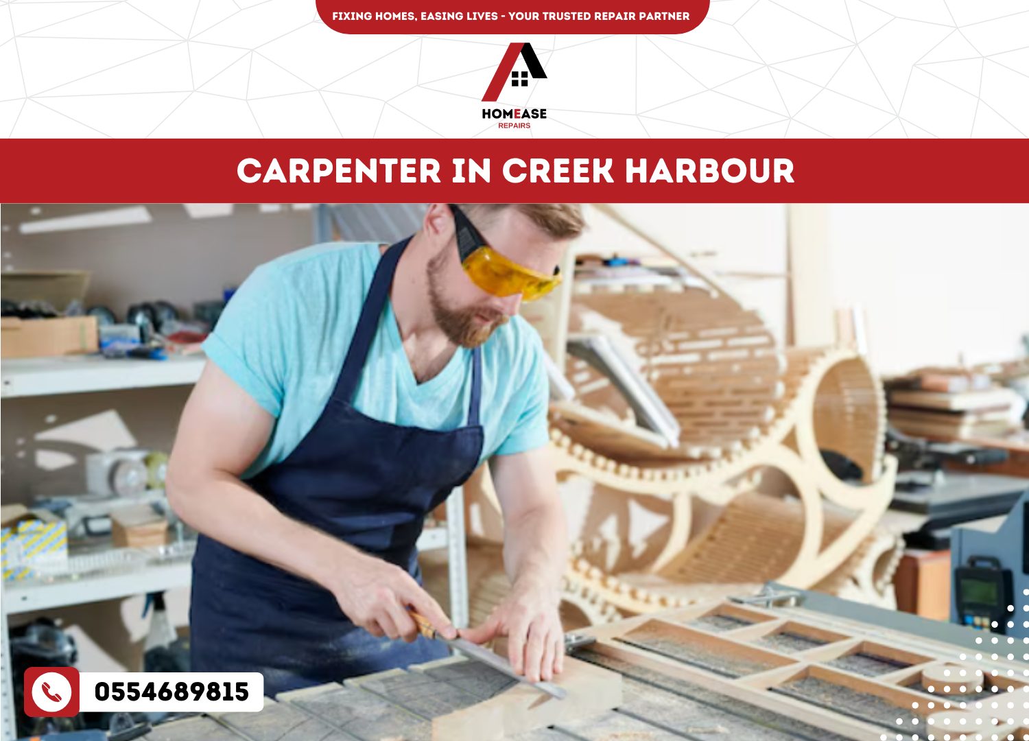 Carpenter in Creek Harbour