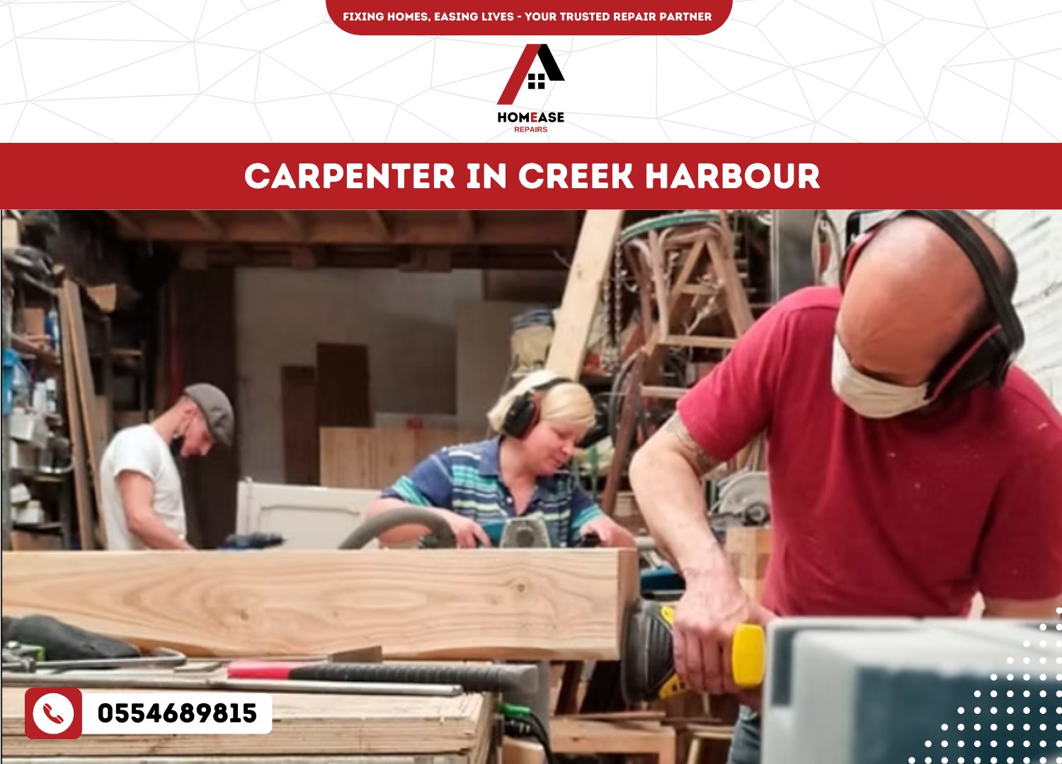 Carpenter in Creek Harbour