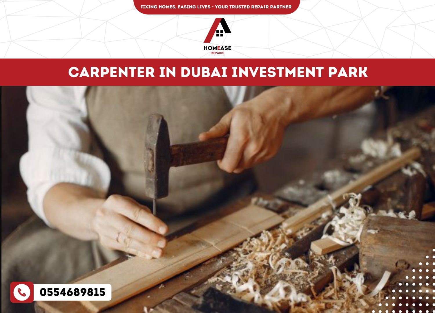 Carpenter in Dubai Investment Park