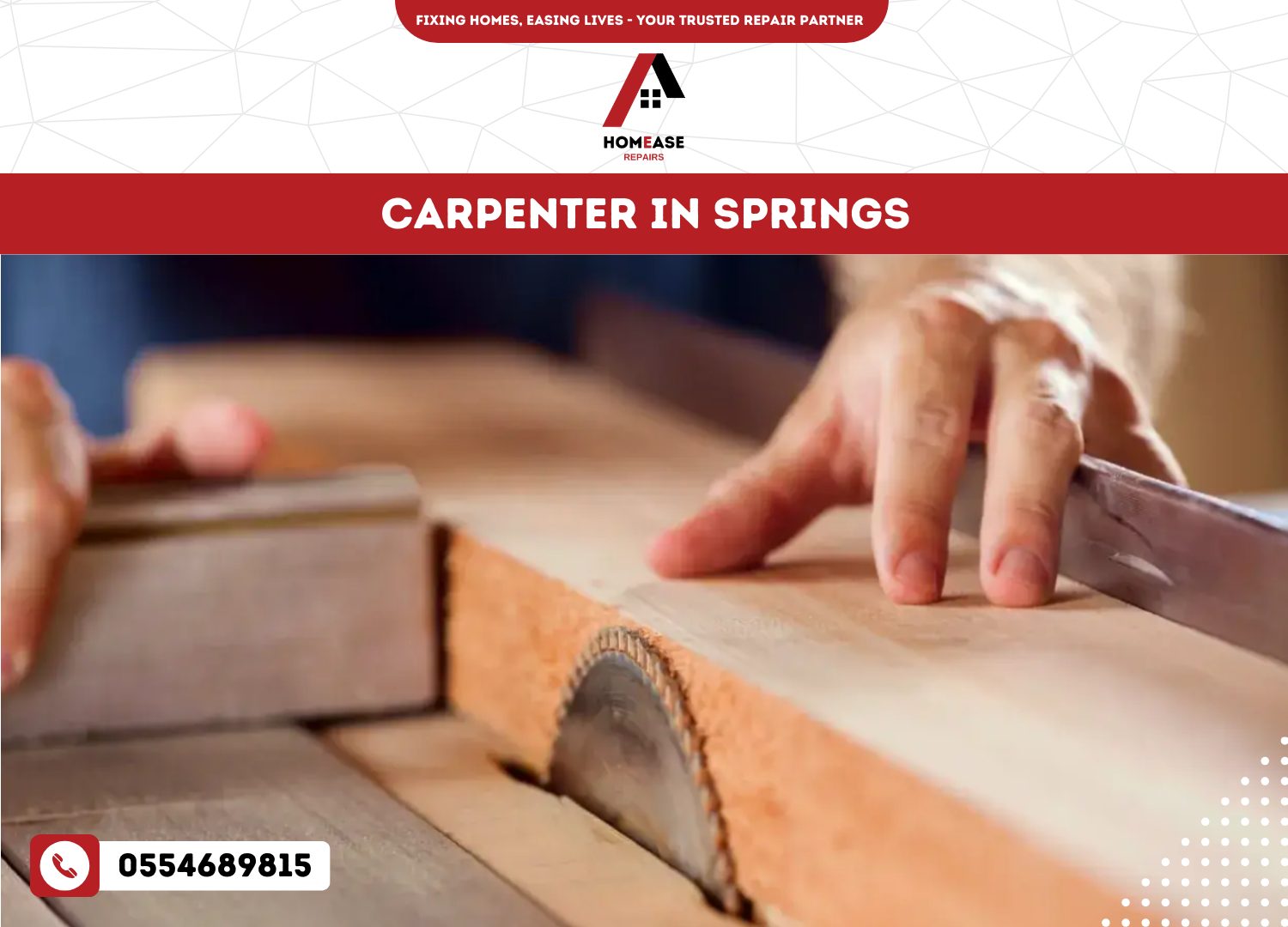 Carpenter in Springs