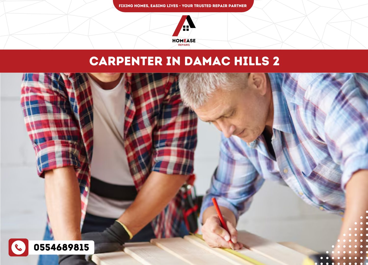 Carpenter in Damac Hills 2