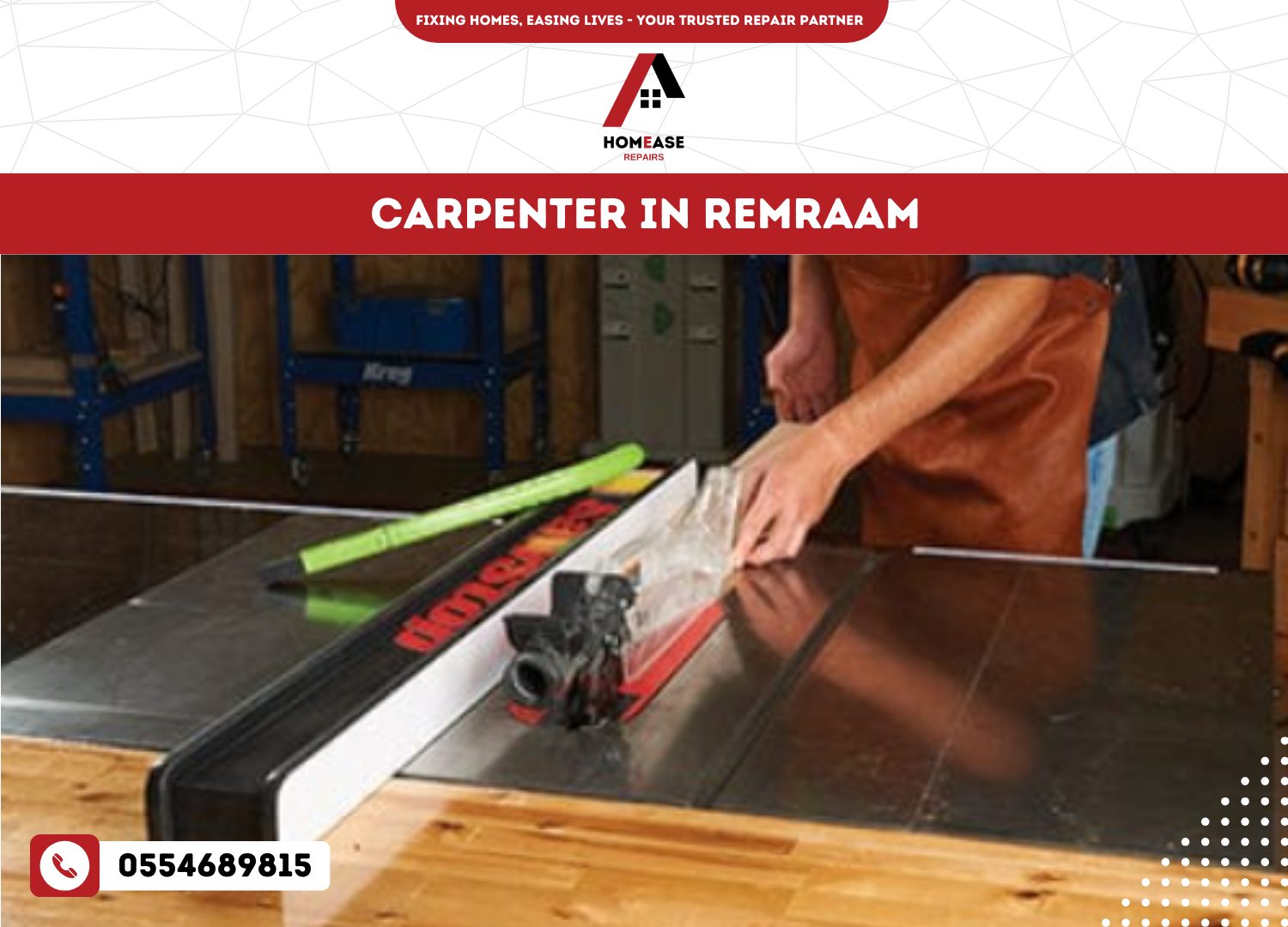 Carpenter in Remraam