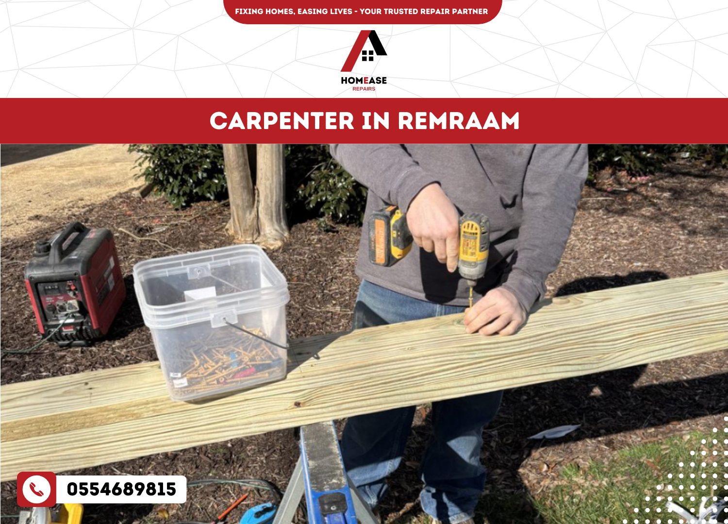 Carpenter in Remraam