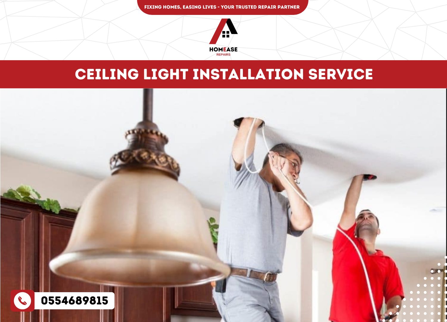Ceiling Light Installation Service