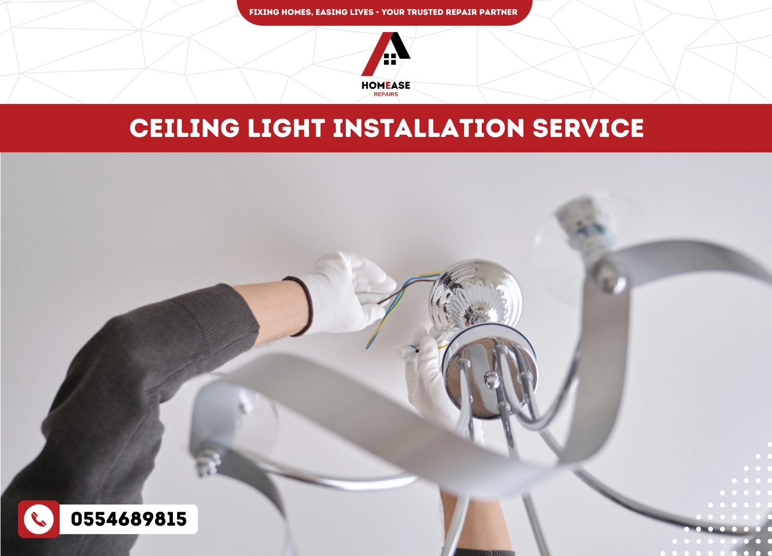 Ceiling Light Installation Service