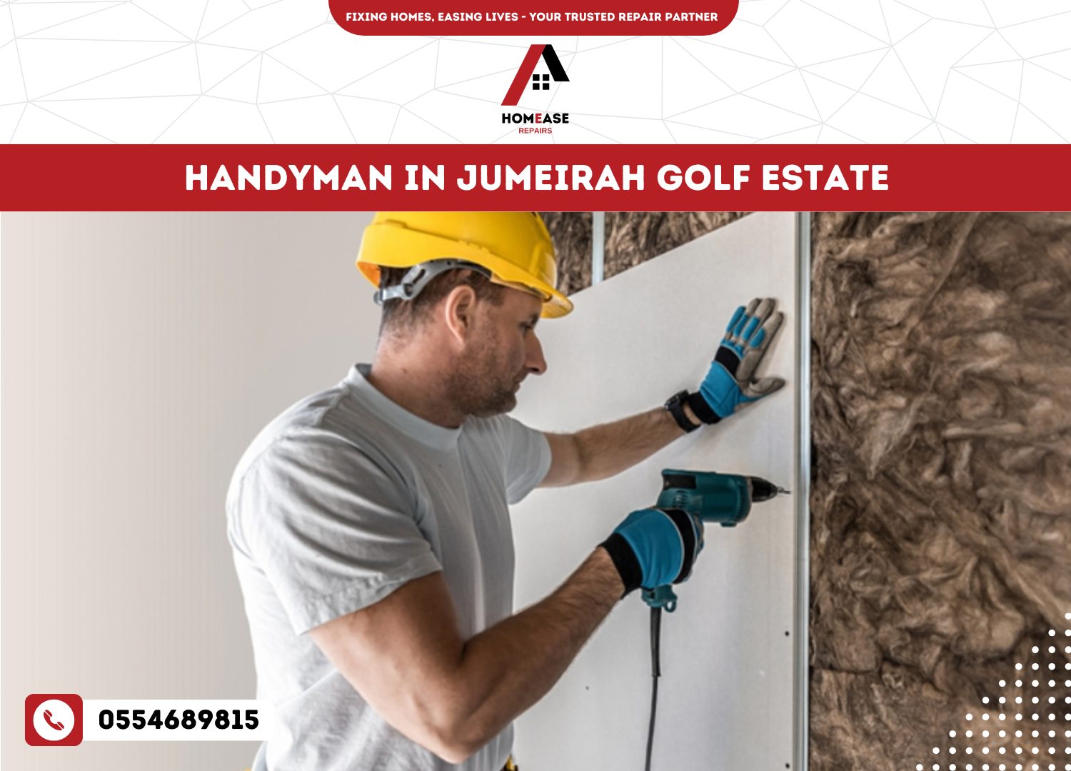 Handyman in Jumeirah Golf Estate