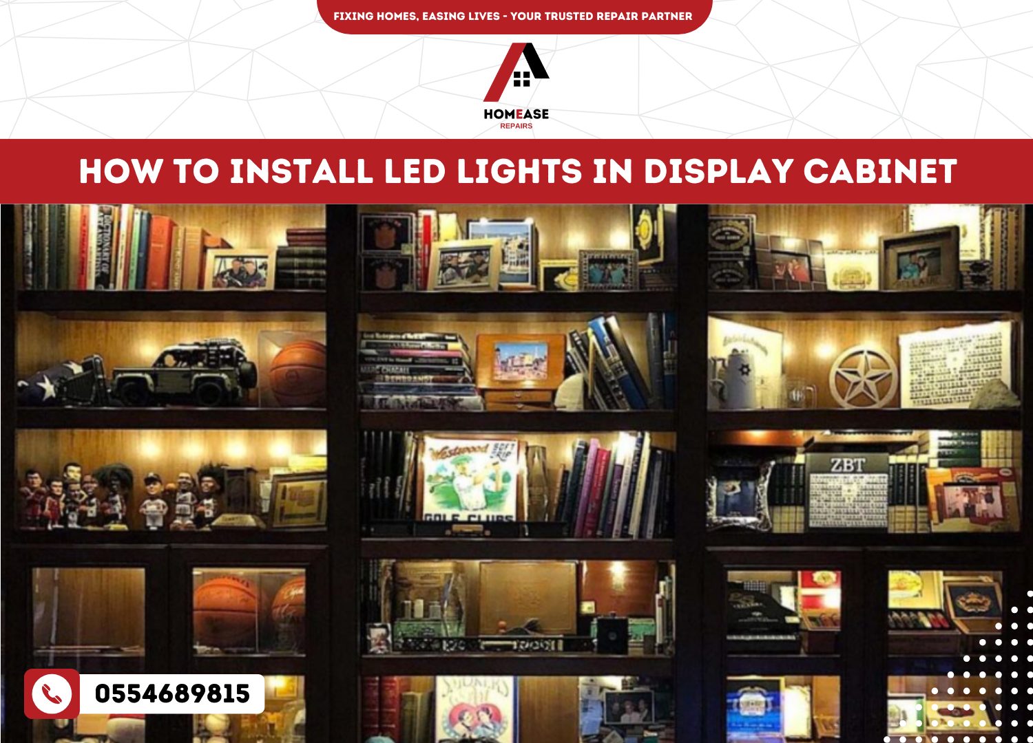 How to Install LED Lights in Display Cabinet