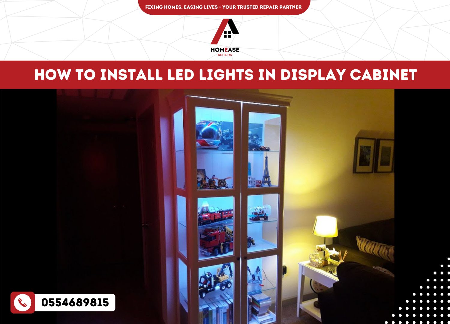 How to Install LED Lights in Display Cabinet