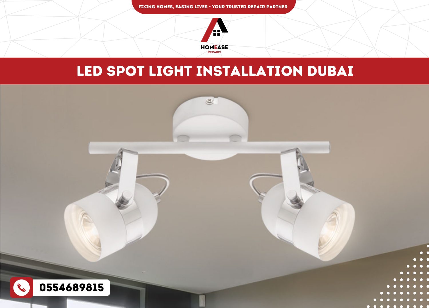 LED Spot Light Installation Dubai 