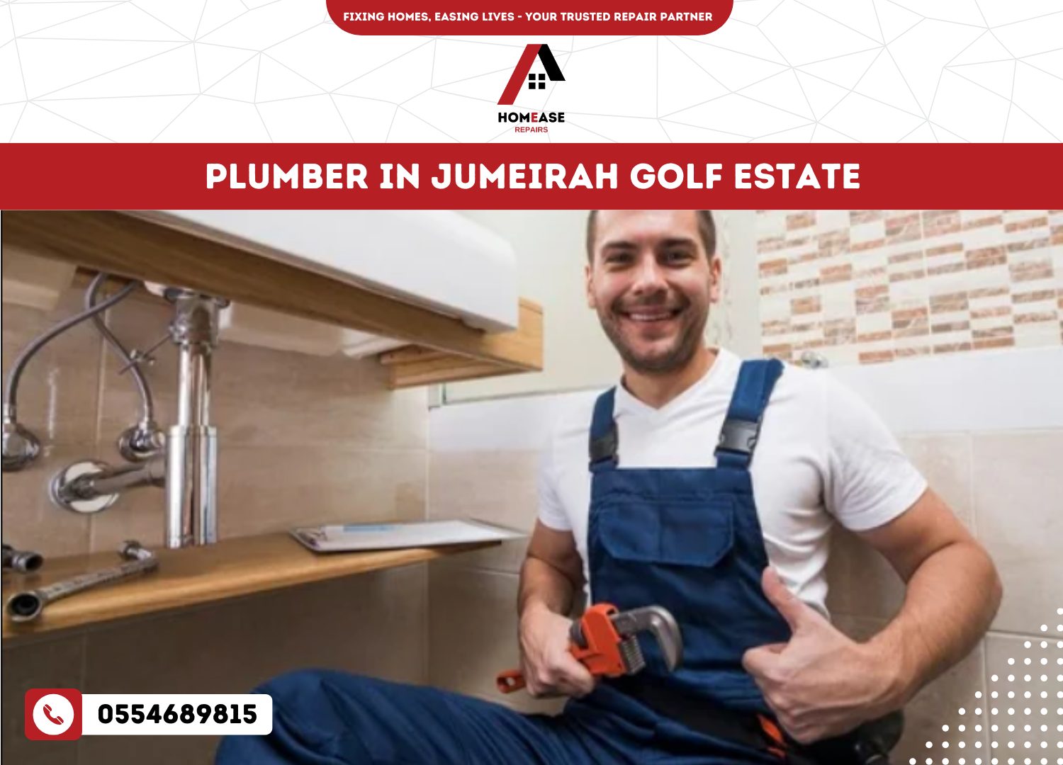 Plumber in Jumeirah Golf Estate