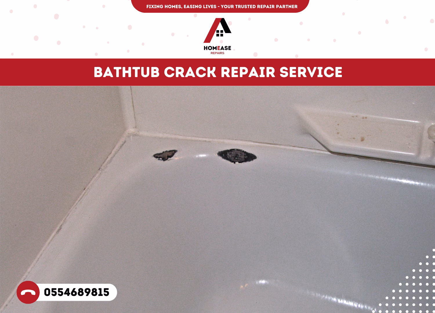 Bathtub Crack Repair service