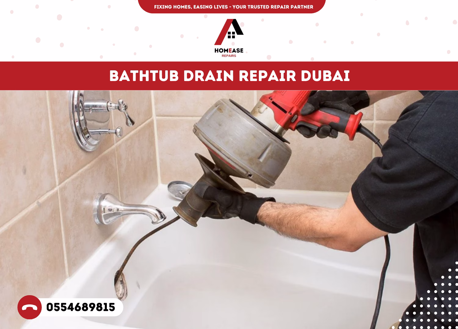 Bathtub Drain Repair Dubai