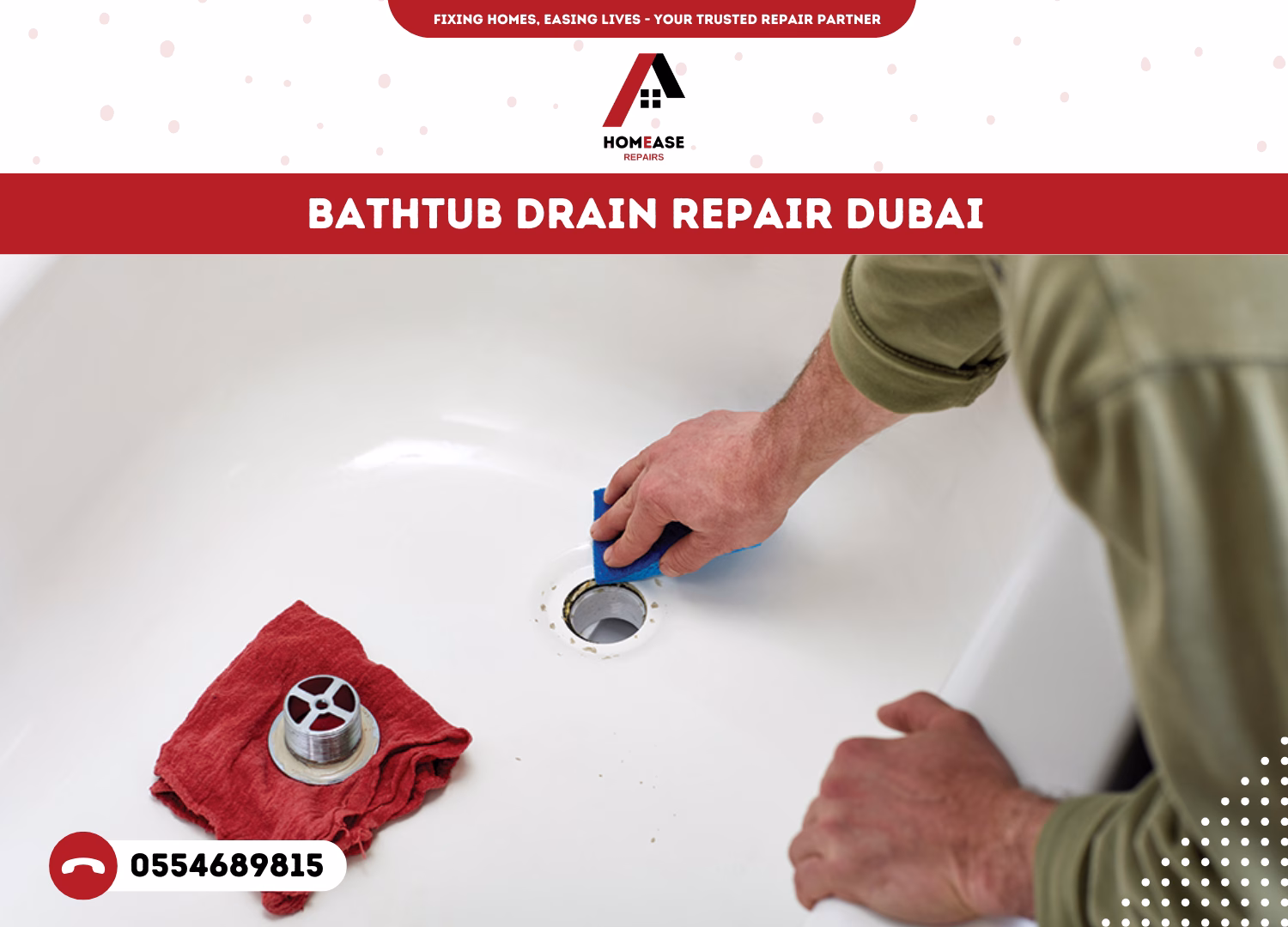 Bathtub Drain Repair Dubai