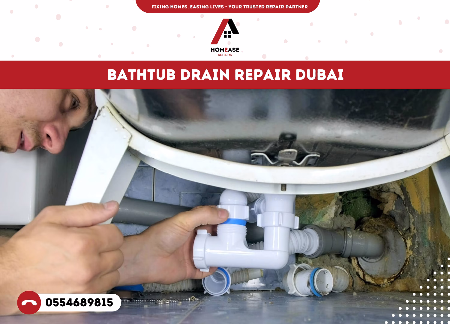 Bathtub Drain Repair Dubai