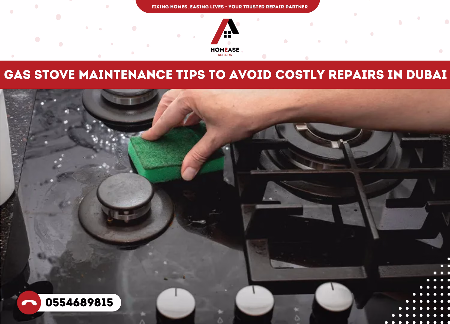 Gas Stove Maintenance Tips to Avoid Costly Repairs in Dubai