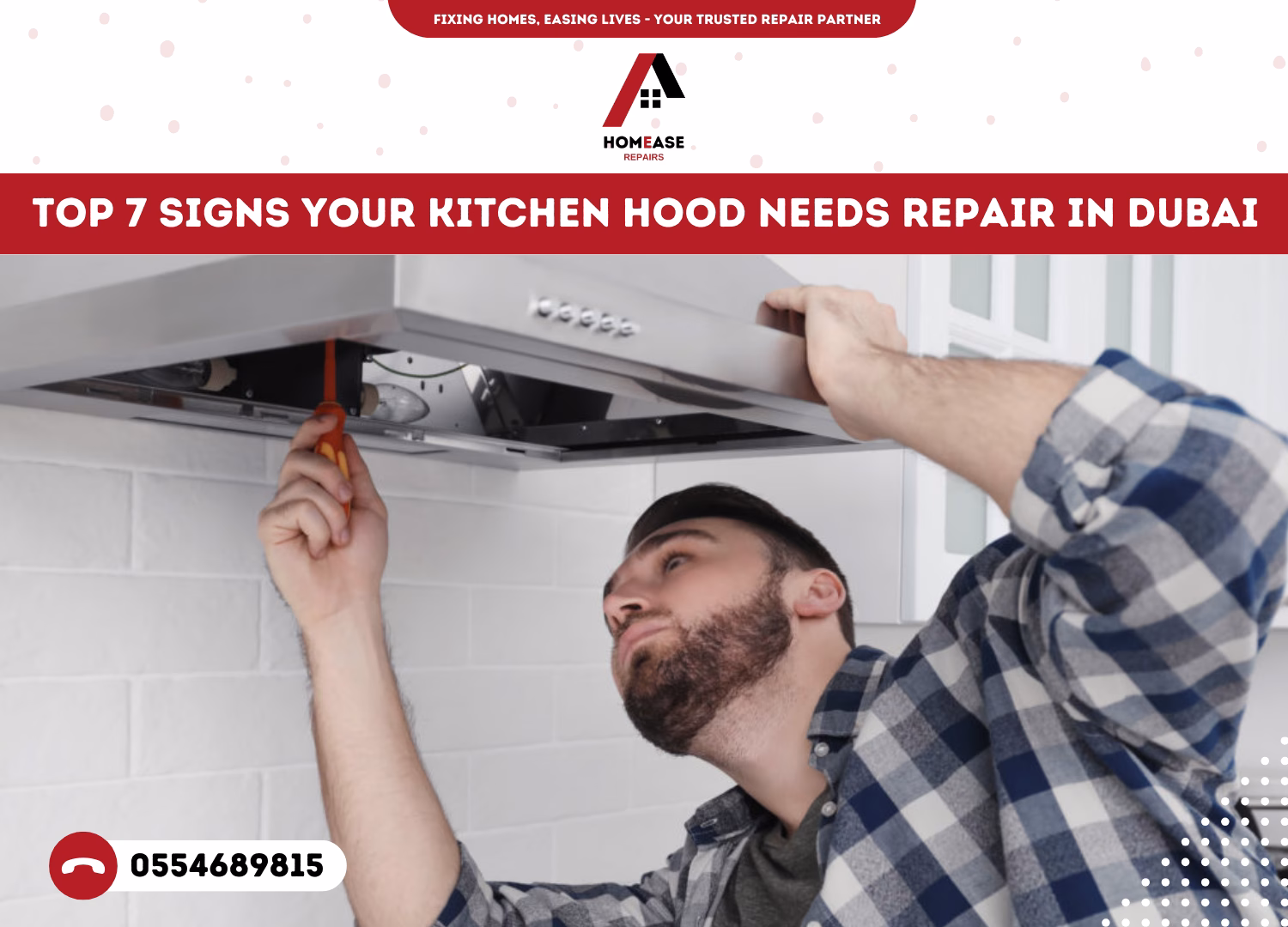 Signs Your Kitchen Hood Needs Repair in Dubai